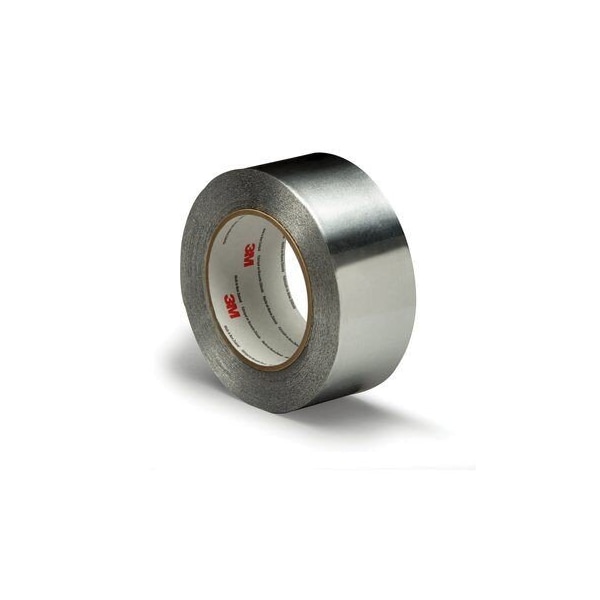 3M 3M Aluminum Foil Tape 425 Silver, 2 in x 60 yd 4.6 mil